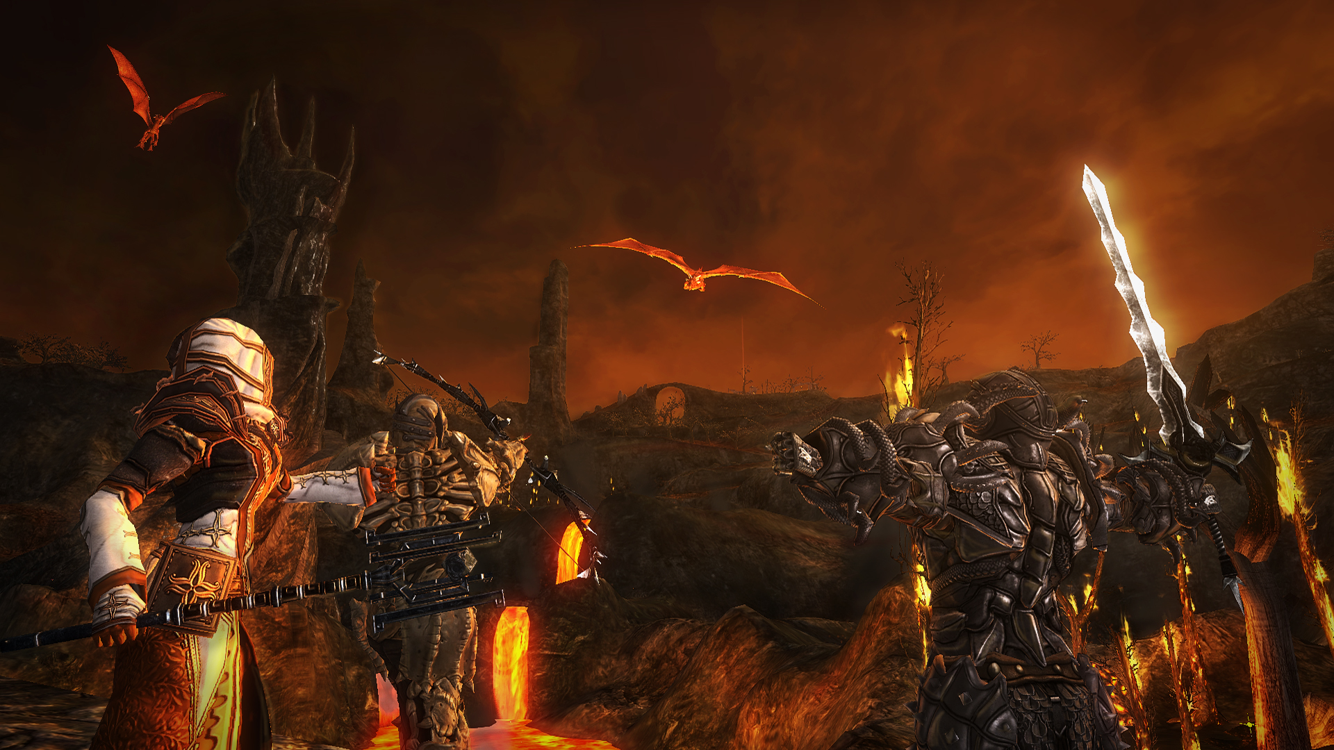 Unholy Wars dragon lair screenshot